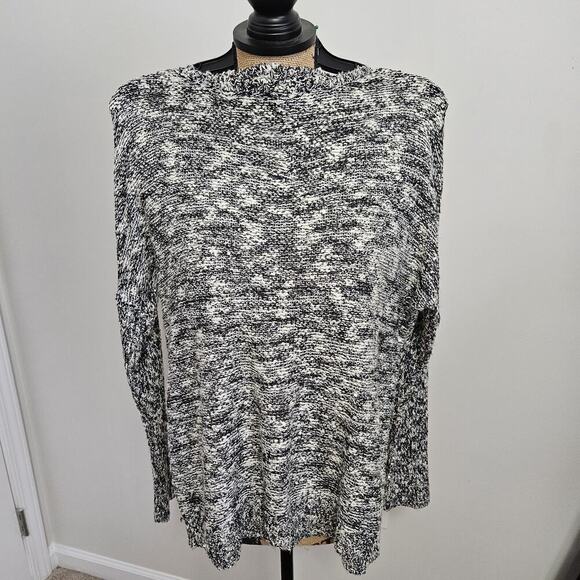 Karen Kane Pullover Sweater Womens M Black White With Sequins NWT - Picture 1 of 8